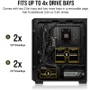 Corsair iCUE 220T RGB Mid Tower Case - Black - Image 3