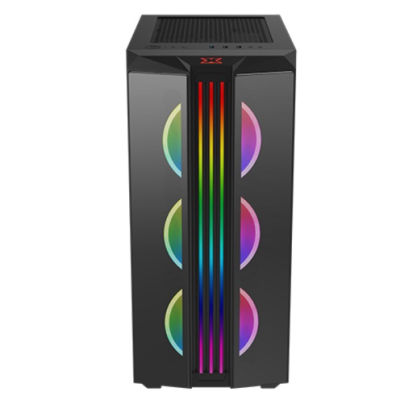 Xigmatek Triple X RGB Mid Tower Case - Black - Image 13